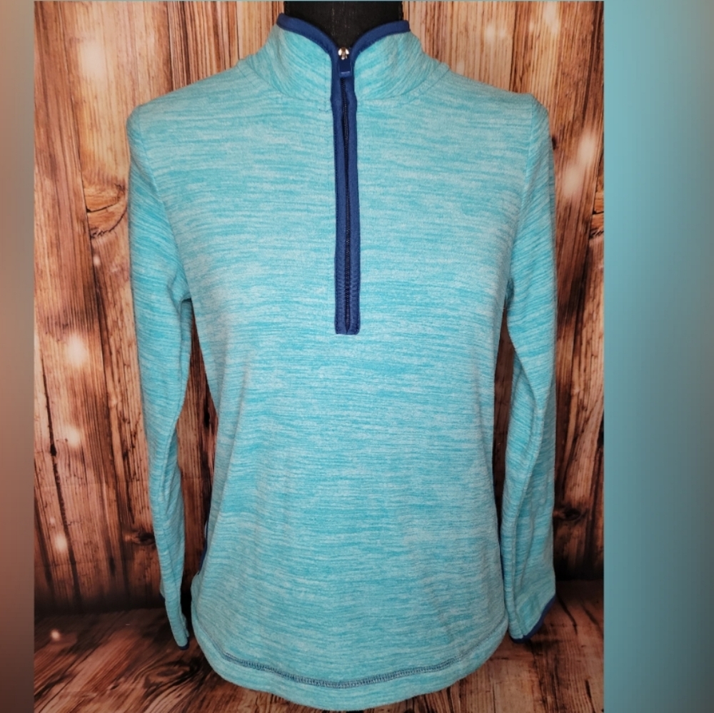 XL Size 14-16 Faded Glory Long Sleeve Blue Shirt